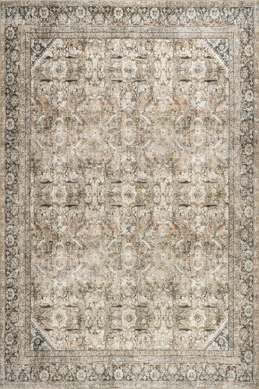 Alfombra vintage de mezcla de yute 160 cm beige oscuro