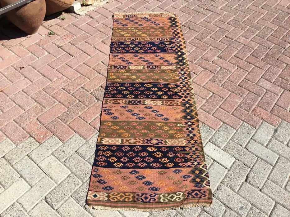 Vintage Kilim Hallway Runner 195cm x 68cm