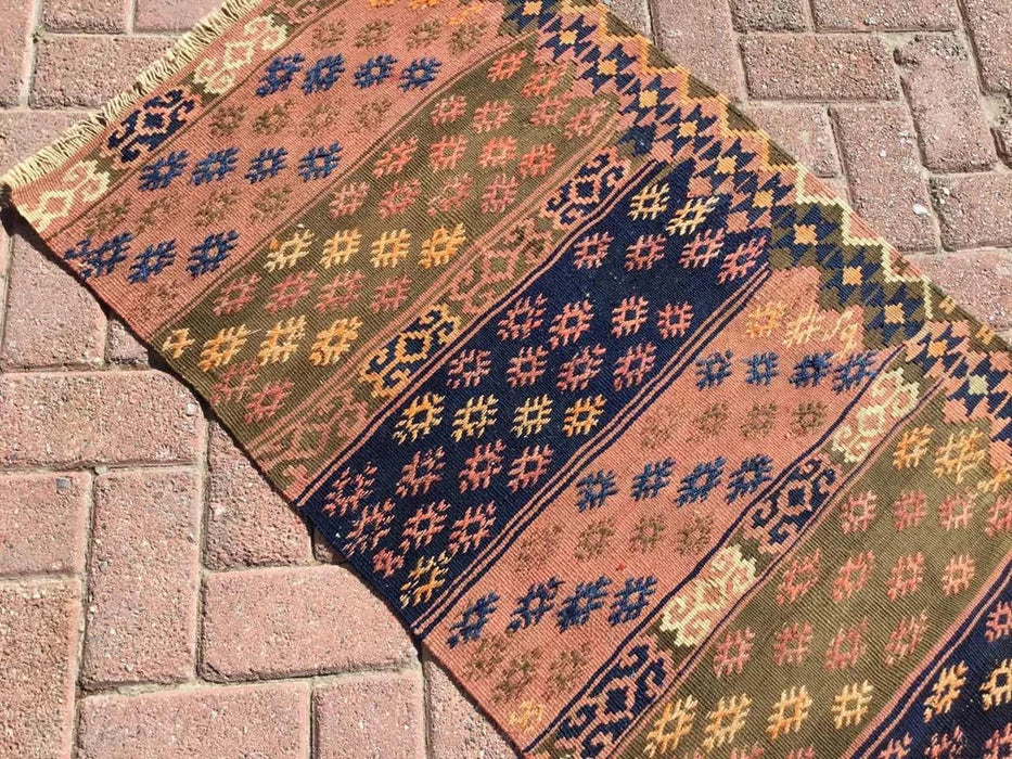 Vintage Kilim Hallway Runner 195cm x 68cm