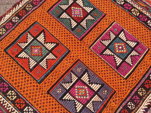 Vintage Kilim Rug 110cm x 80cm Turkish Home Decor #202