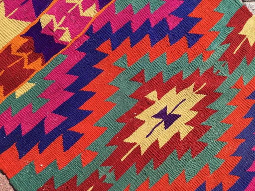 Vintage Kilim Rug 115cm x 86cm Made in Western Turkey