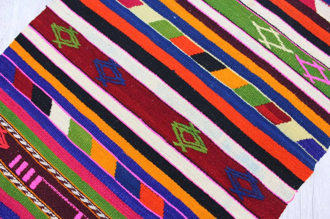 Vintage Kilim Rug 116cm x 69cm Turkish Design #228