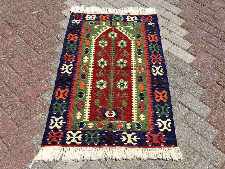 Vintage Kilim Rug 118cm x 74cm Handmade Turkey #219