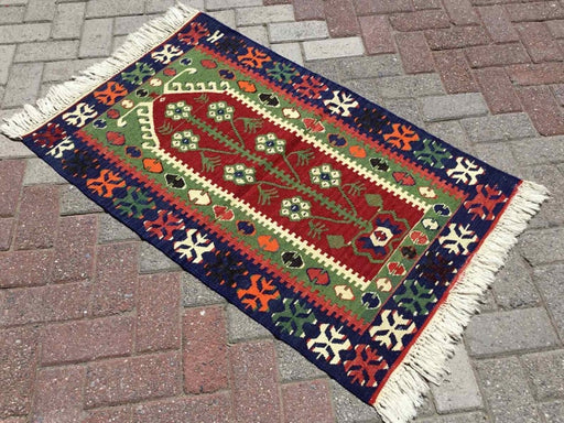Vintage Kilim Rug 118cm x 74cm Handmade Turkey #219