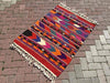 Vintage Kilim Rug 122cm x 92cm Western Turkey 45 Years Old