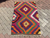 Vintage Kilim Rug 136cm x 83cm Western Turkey 45 Years Old