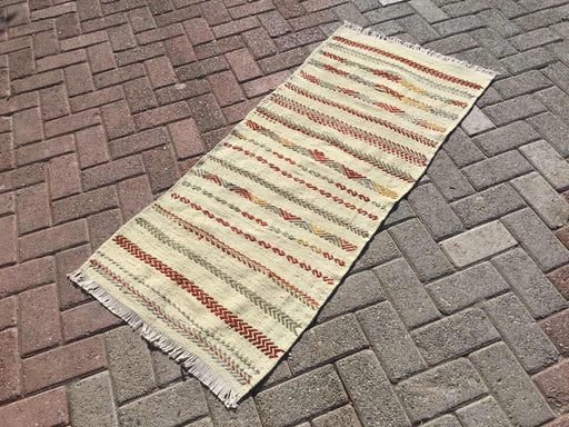Vintage Kilim Rug 137cm x 62cm Turkish Design