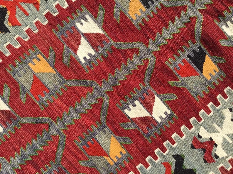 Vintage Kilim Rug 137cm x 87cm Western Turkey