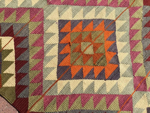 Vintage Kilim Rug 138cm x 100cm Western Turkey
