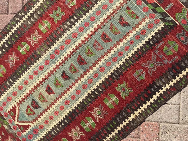 Vintage Kilim Rug 145cm x 97cm Western Turkey