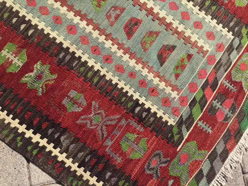 Vintage Kilim Rug 145cm x 97cm Western Turkey