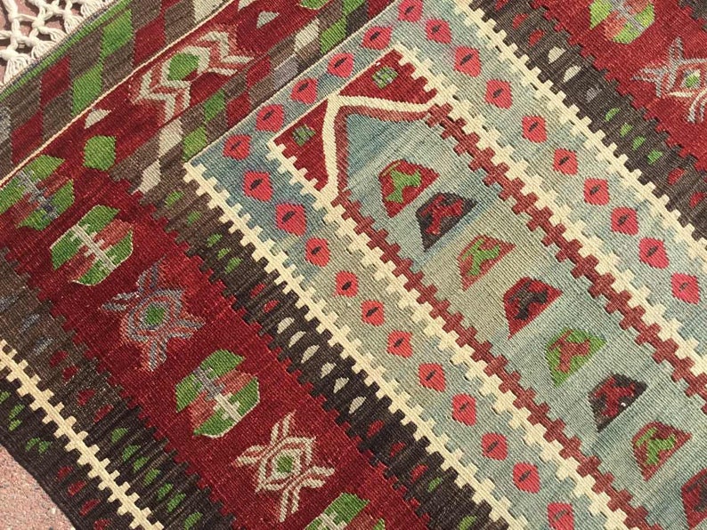 Vintage Kilim Rug 145cm x 97cm Western Turkey