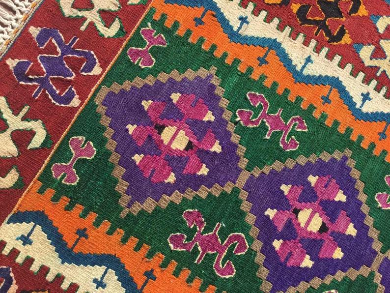 Vintage Kilim Rug 146cm x 94cm Handmade in Turkey