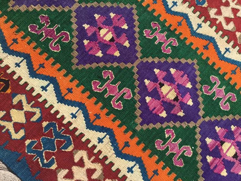 Vintage Kilim Rug 146cm x 94cm Handmade in Turkey