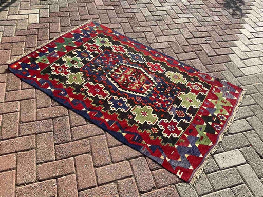 Vintage Kilim Rug 149cm x 101cm Western Turkey