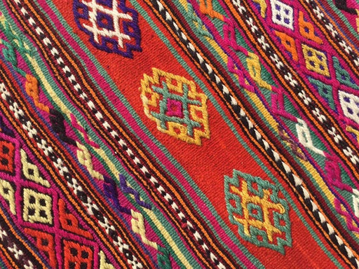Vintage Kilim Rug 150cm x 111cm Handmade Western Turkey