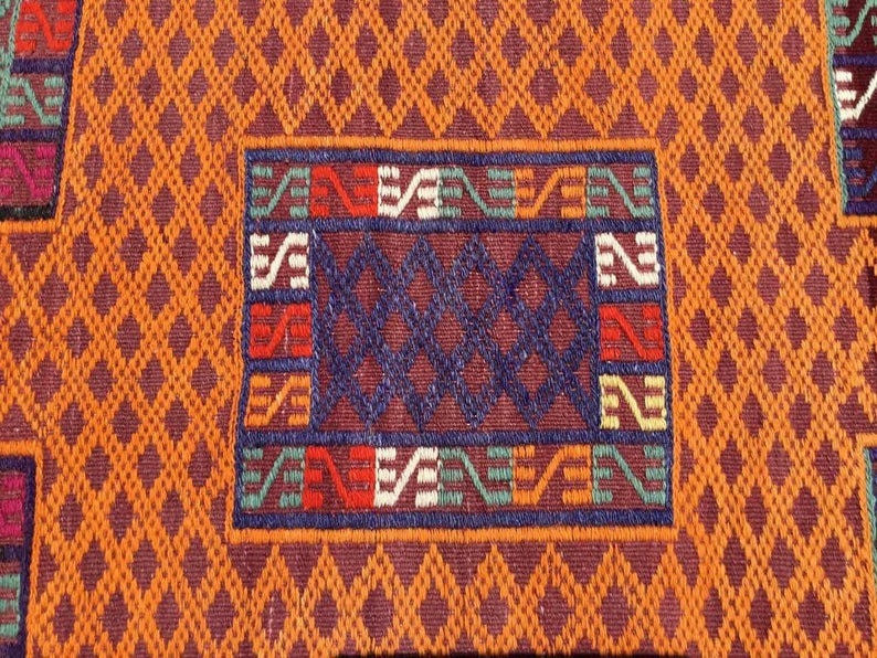 Vintage Kilim Rug 152Cm X 106Cm Turkish Design