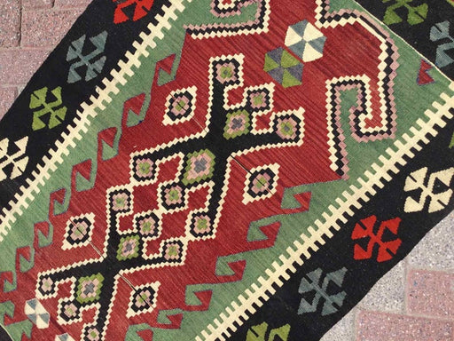 Vintage Kilim Rug 153cm x 98cm Handmade Turkey