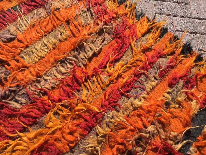 Vintage Kilim Rug 180cm x 91cm Handmade in Turkey