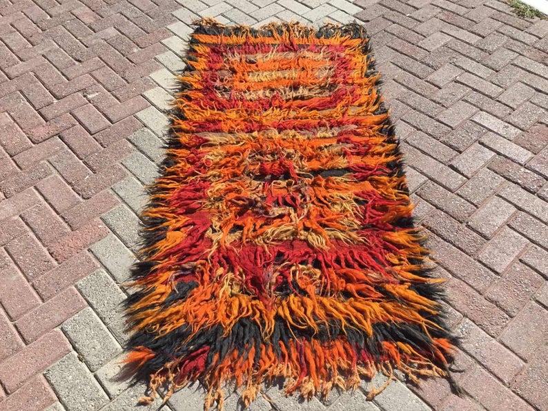 Vintage Kilim Rug 180cm x 91cm Handmade in Turkey