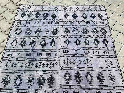 Vintage Kilim -matto 199cm x 120cm Käsintehty Anatoliasta