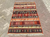 Vintage Kilim Rug 214cm x 122cm Handwoven Wool Turkey
