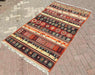 Vintage Kilim Rug 214cm x 122cm Handwoven Wool Turkey