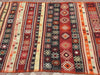 Vintage Kilim Rug 214cm x 122cm Handwoven Wool Turkey