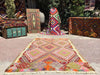 Vintage Kilim Rug 220cm x 135cm Hand Spun Wool Cotton