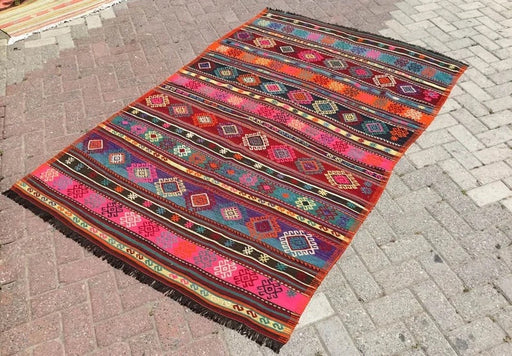 Vintage Kilim Rug 230cm x 146cm Western Turkey