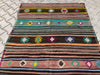 Vintage Kilim Rug 236cm x 135cm Handmade Wool Western Turkey