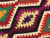 Vintage Kilim Rug 242 cm x 133 cm Hand Spun Wool