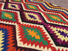 Vintage Kilim Rug 242 cm x 133 cm Hand Spun Wool