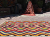 Vintage Kilim Rug 242 cm x 133 cm Hand Spun Wool