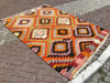 Vintage Kilim Rug 245cm x 178cm Hand Made Wool Cotton