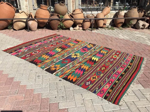 Vintage Kilim Rug 246cm x 153cm #801 Western Turkki