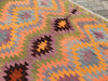Vintage Kilim Rug 248x180 cm Hand Spun Wool Cotton