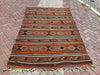 Vintage Kilim Rug 251cm x 162cm Made in Turkey