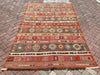 Vintage Kilim Rug 255cm x 161cm Handmade Turkish Wool