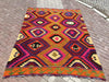 Vintage Kilim Rug 255cm x 188cm Handmade Turkish Wool