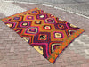 Vintage Kilim Rug 255cm x 188cm Handmade Turkish Wool