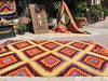 Vintage Kilim Rug 257 cm x 170 cm Handcrafted Wool Cotton