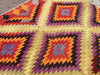 Vintage Kilim Rug 257 cm x 170 cm Handcrafted Wool Cotton
