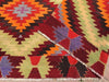 Vintage Kilim Rug 257 cm x 170 cm Handcrafted Wool Cotton