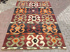 Vintage Kilim Rug 259 x 172 cm Hand Spun Wool Cotton