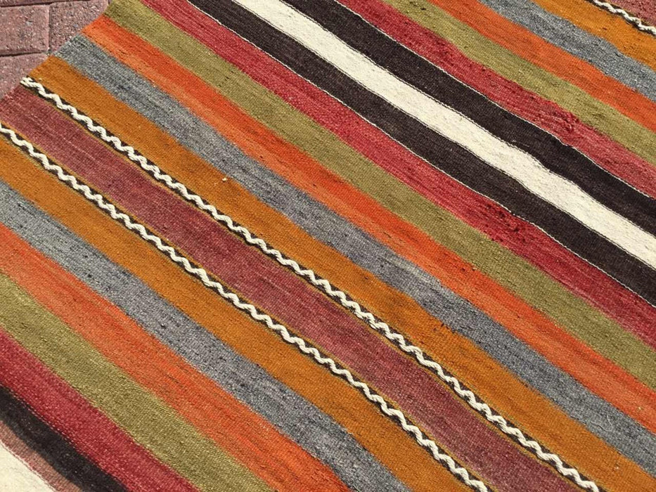 Vintage Kilim Rug 261cm x 154cm Western Turkey 50 Years Old