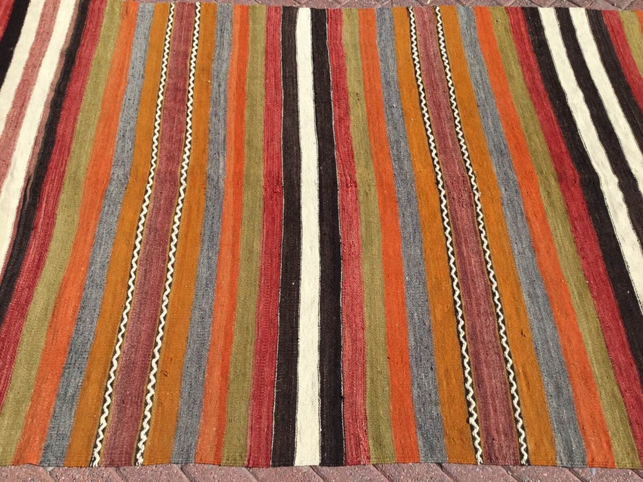 Vintage Kilim Rug 261cm x 154cm Western Turkey 50 Years Old