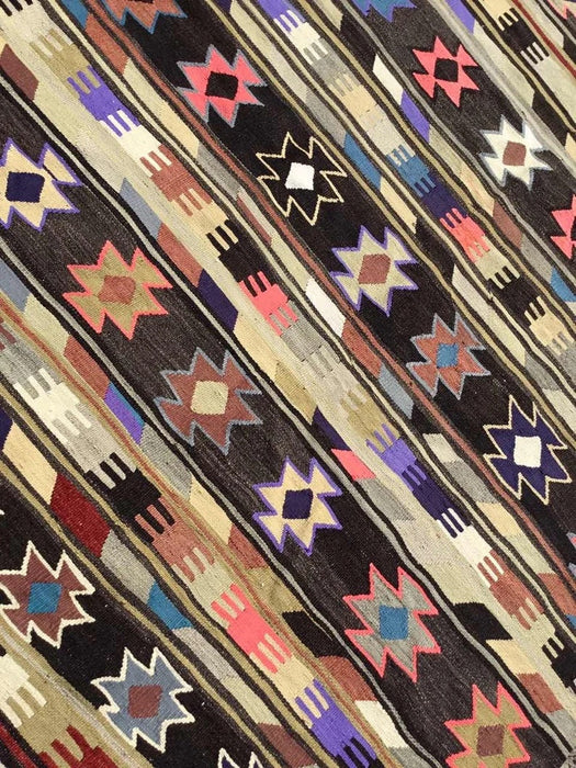 Vintage Kilim Rug 262cm x 167cm Handwoven Wool