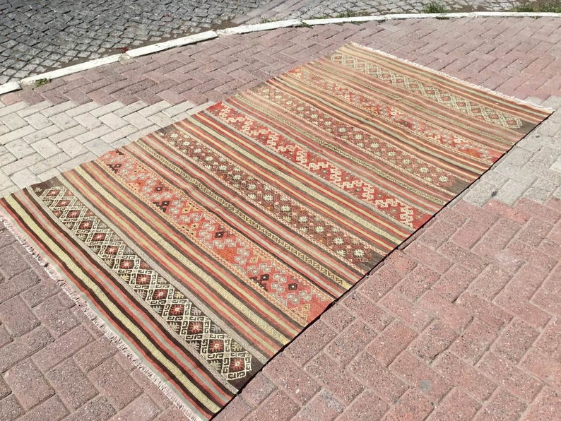 Vintage Kilim Rug 265cm x 152cm #109 Western Turkey