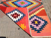 Vintage Kilim Rug 266cm x 158cm Handwoven Wool Cotton